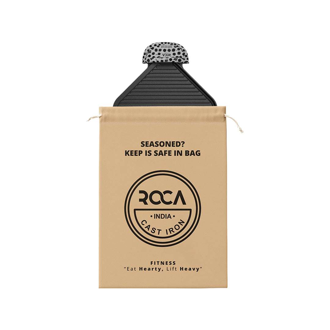 Roca cast iron product with packaging on a white background