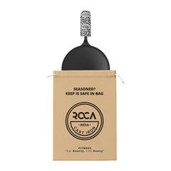 Roca Europa Cast Iron Roti Tawa - 26CM - 100% Natural & Non-Stick | Pre-Seasoned Oil | Cotton Sleeves for Handles & Storage Bag | Made in India ROCA COOKWARE | India's first brand to use BIS Certified | Cast Iron Material | Biggest Cast Iron Cookware Manufacturer | Biggest Cast Iron Brand in India | ISO Certified | Best Cast Iron Cookware Production | ROCA Brand of Cast Iron Products
