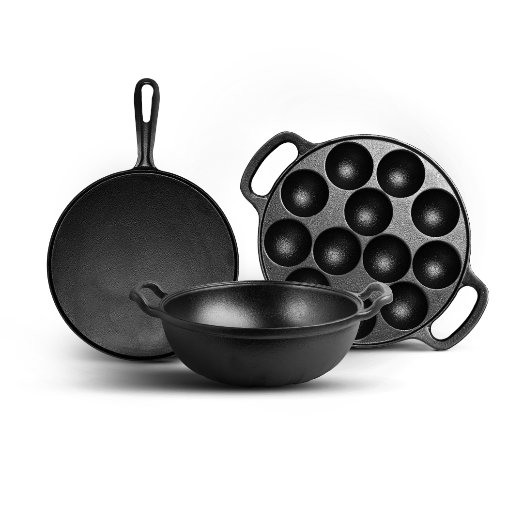 Buy India's No 1 Cast Iron Cookware Roca Cookware