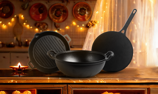 Best Cast Iron Cookware in India Roca Cookware
