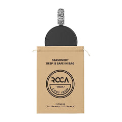 Roca Nix Cast Iron Dosa Tawa - 27CM - 100% Natural & Non-Stick | Pre-Seasoned Oil | Cotton Sleeves for Handles & Storage Bag | Made in India ROCA COOKWARE | India's first brand to use BIS Certified | Cast Iron Material | Biggest Cast Iron Cookware Manufacturer | Biggest Cast Iron Brand in India | ISO Certified | Best Cast Iron Cookware Production | ROCA Brand of Cast Iron Products