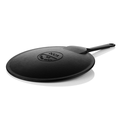 Europa Cast Iron Roti Tawa - 100% Natural & Non-Stick, Heavy Base, Pre-Seasoned | Free Cotton Sleeves for Handles + Storage Bag - 26 cm